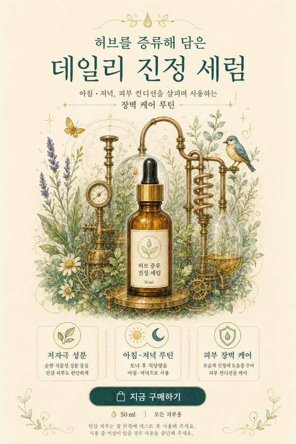 뷰티 · 허브 증류 세럼